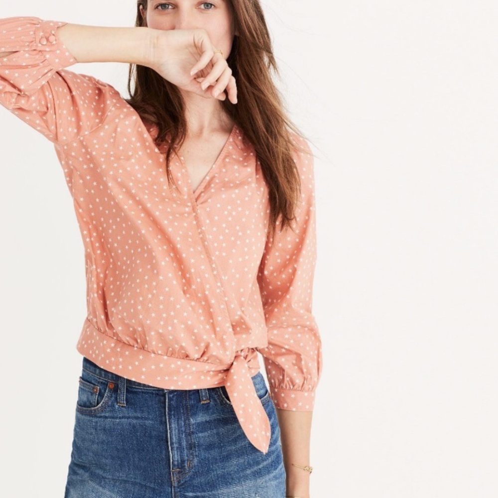 Madewell wrap top